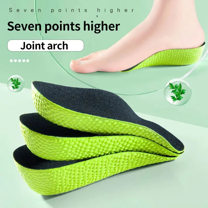 Memory Foam Height Increase Insoles Arch Support Orthopedic