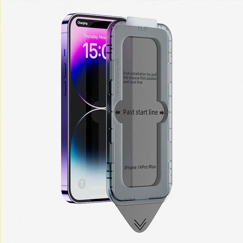 High Definition Anti Peeping Tempered Glass For iPhone