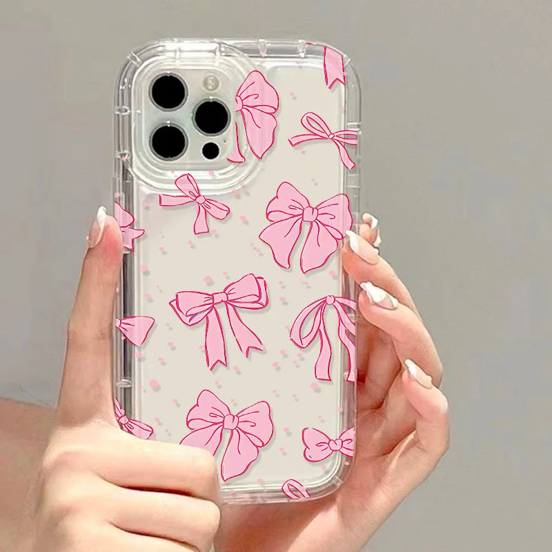 Flower Phone Case For iPhone 15 14 13 Pro Max Aesthetic Floral Cute Cover