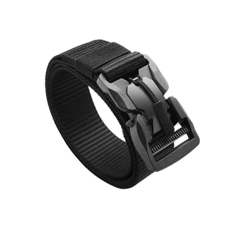 Tactical Belt Nylon Magnetic Buckle Quick Release Elastic