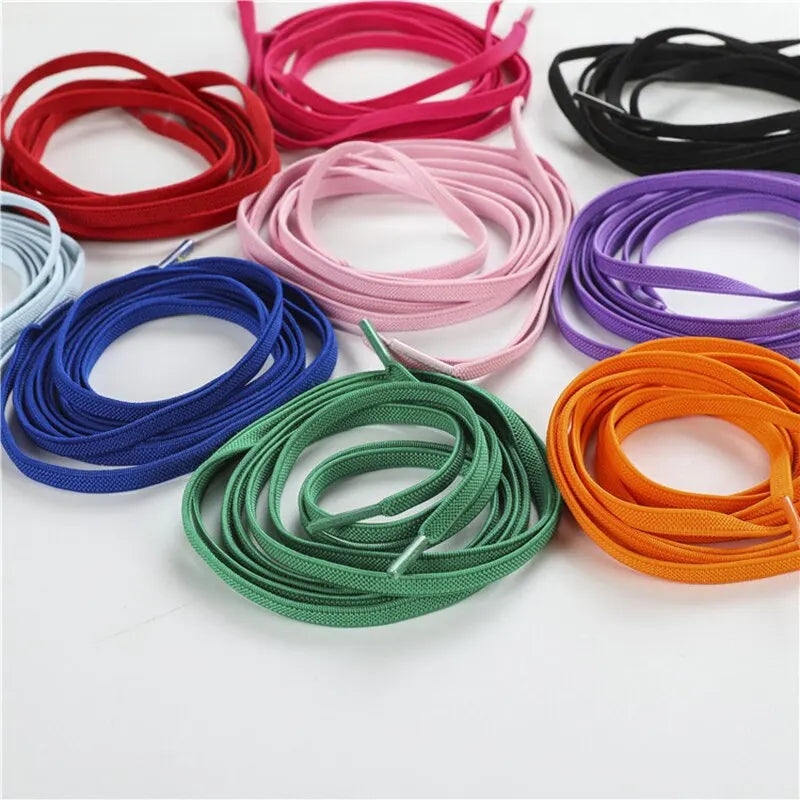 1 Set Elastic Shoelace Decorative Shoe Laces Buckle