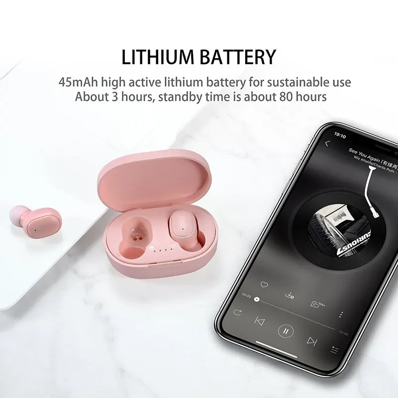 Original A6S TWS Headset Wireless Earphones