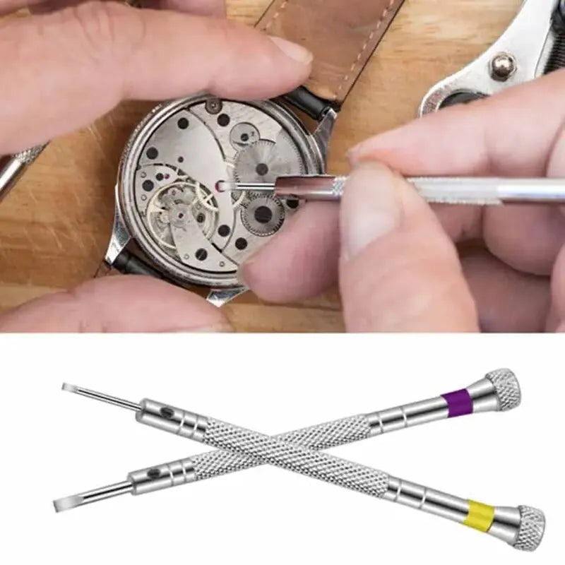 5pcs/set Steel Screwdriver for Watch Repairing