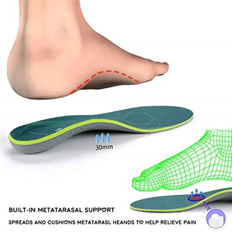 Arch Support Orthopedic Insoles for Flat Feet Relief Step with Confidence