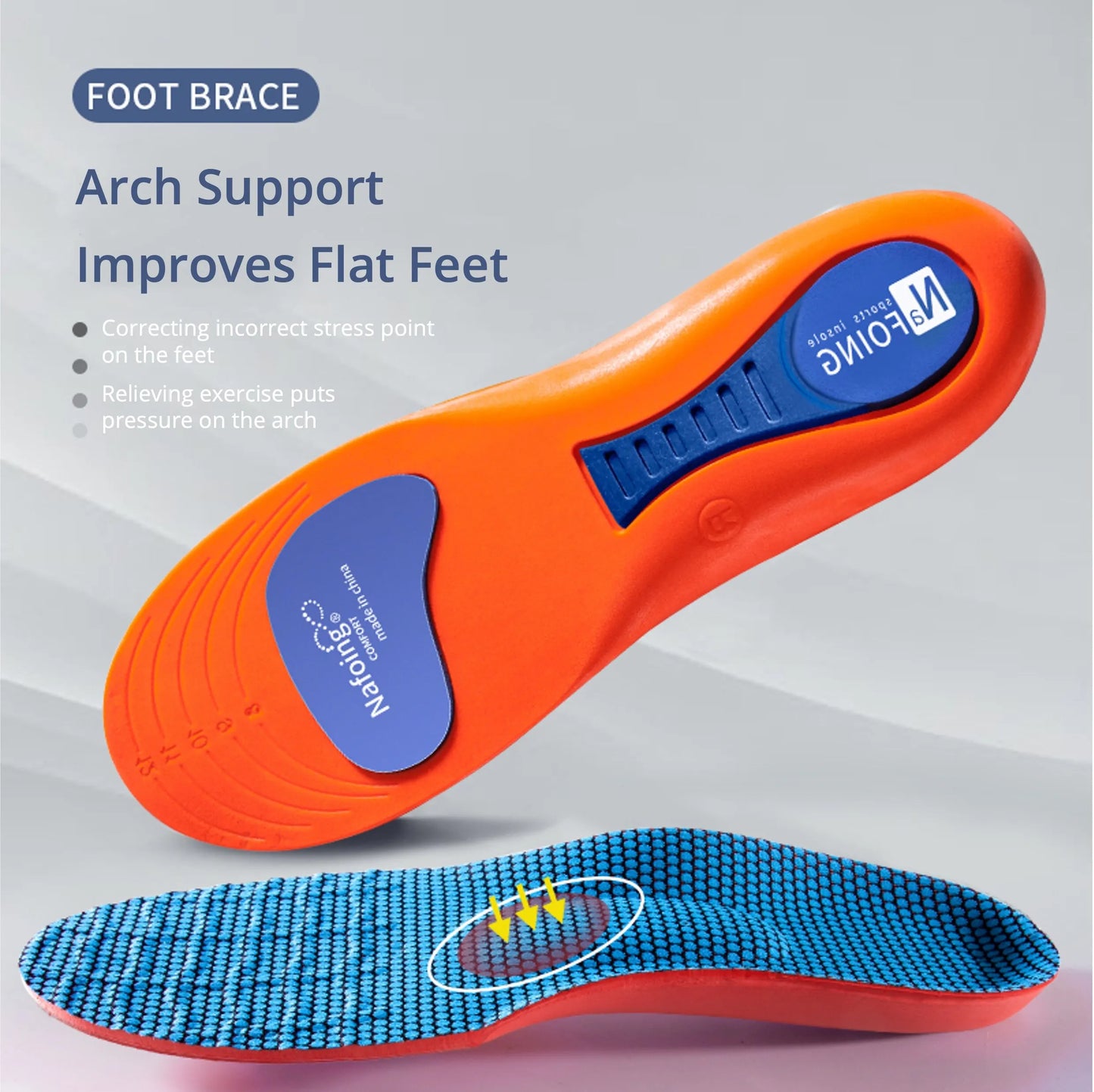 Orthopedic Sports Elasticity Insoles