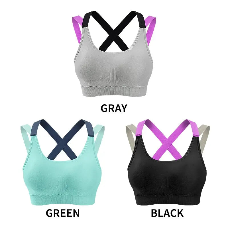 Womens Seamless Bra Camisole Underwear Sports Yoga