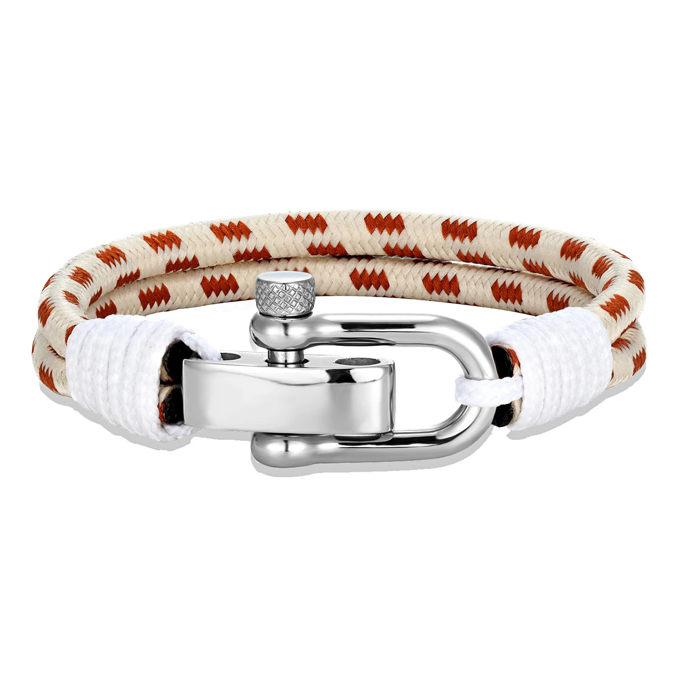 Nautical Style Double Strand Rope With Stainless Steel Shackle Clasp