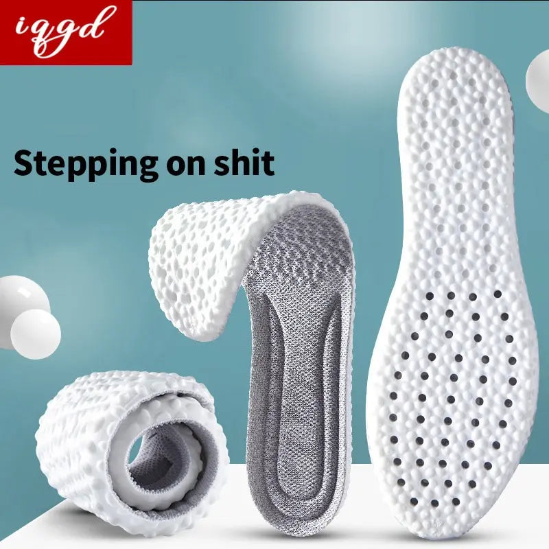 1Pair Sport Insoles Memory Foam Shock Absorbant Breathable