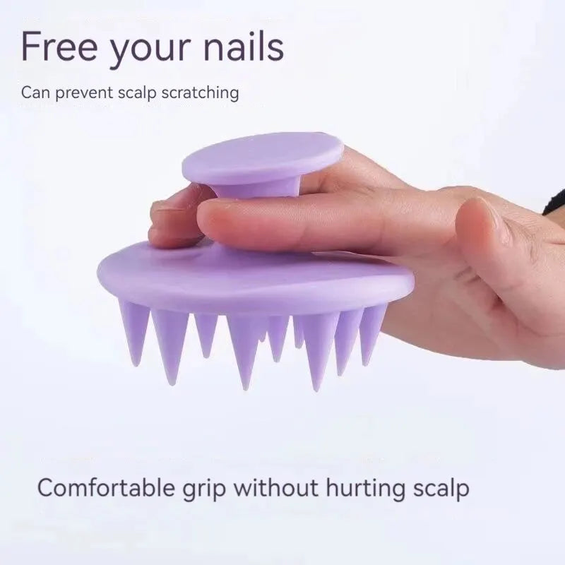 Massage Silicone Comb Head And Face Massage