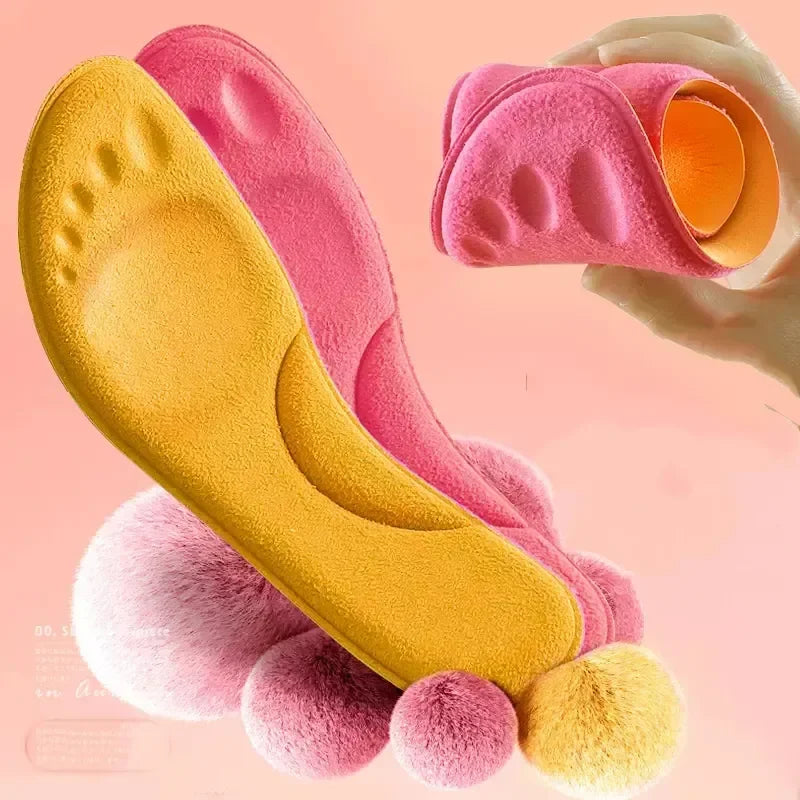 2 Pairs of Self Heating Thermal Insoles for Cold Winter Days