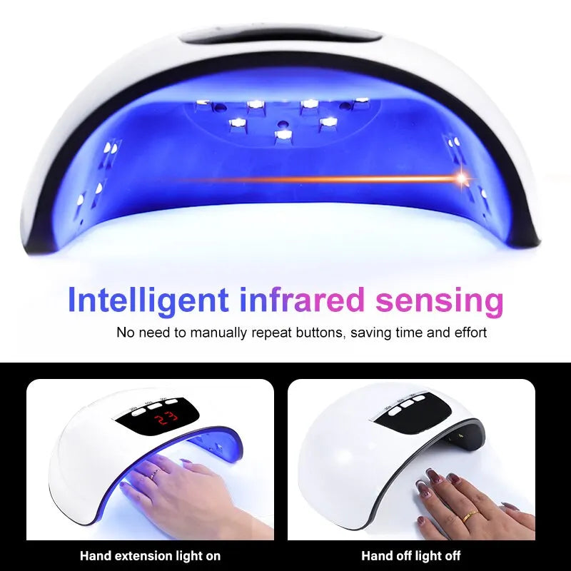 Nail Dryer Lamp 18 LEDS Infrared Sensor Manicure