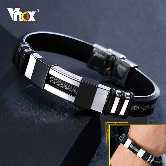 Stainless Steel Bracelet Mens Wrist Band