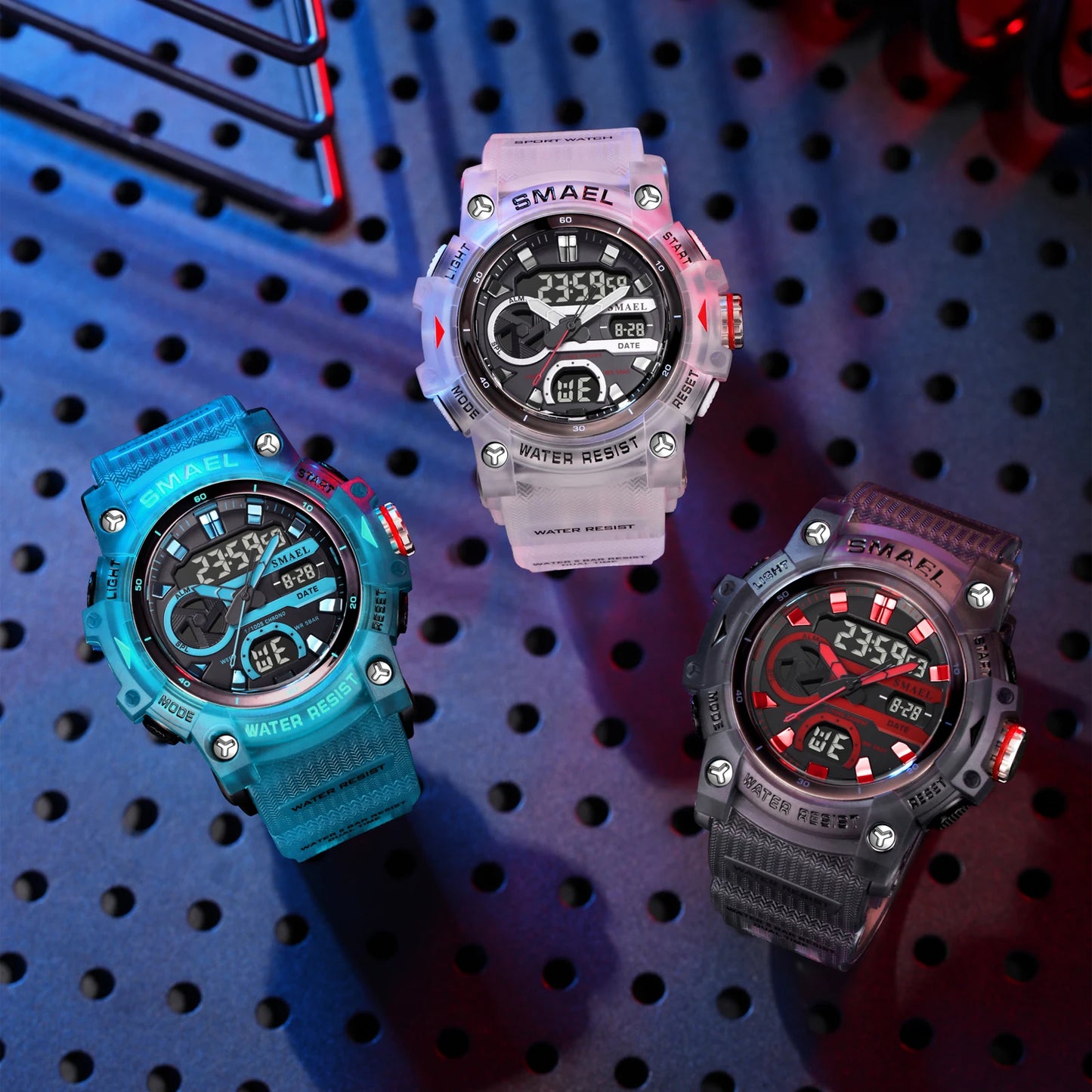 Sport Waterproof Watch Stopwatch Alarm Fashion Quartz Wristwatch