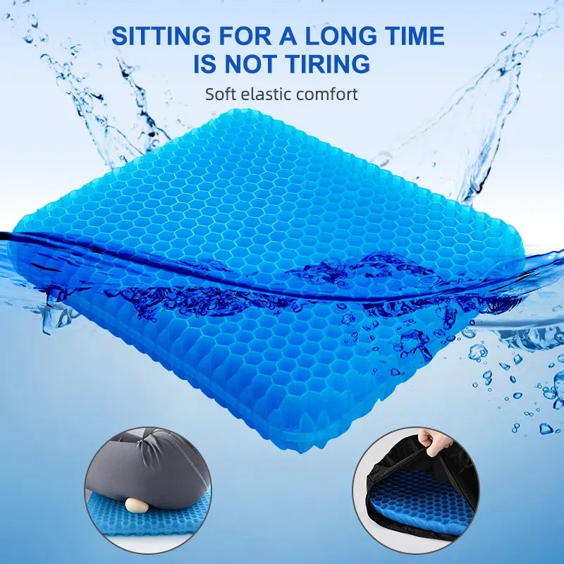 Gel Seat Cushion Pressure Relief Back Tailbone Pain