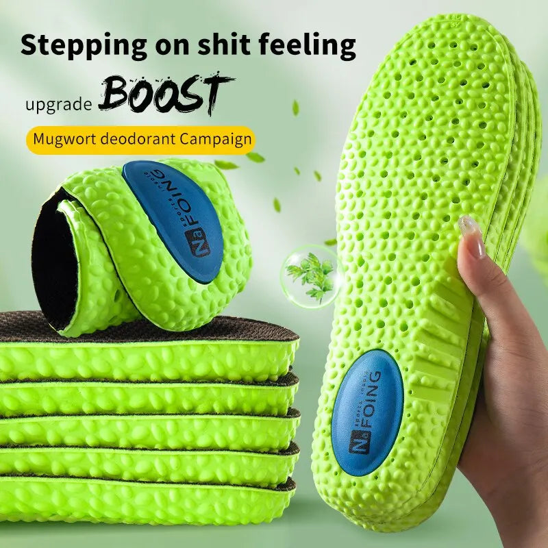 Sports Shock Absorption Insole Breathable Orthopedic Shoes Pad