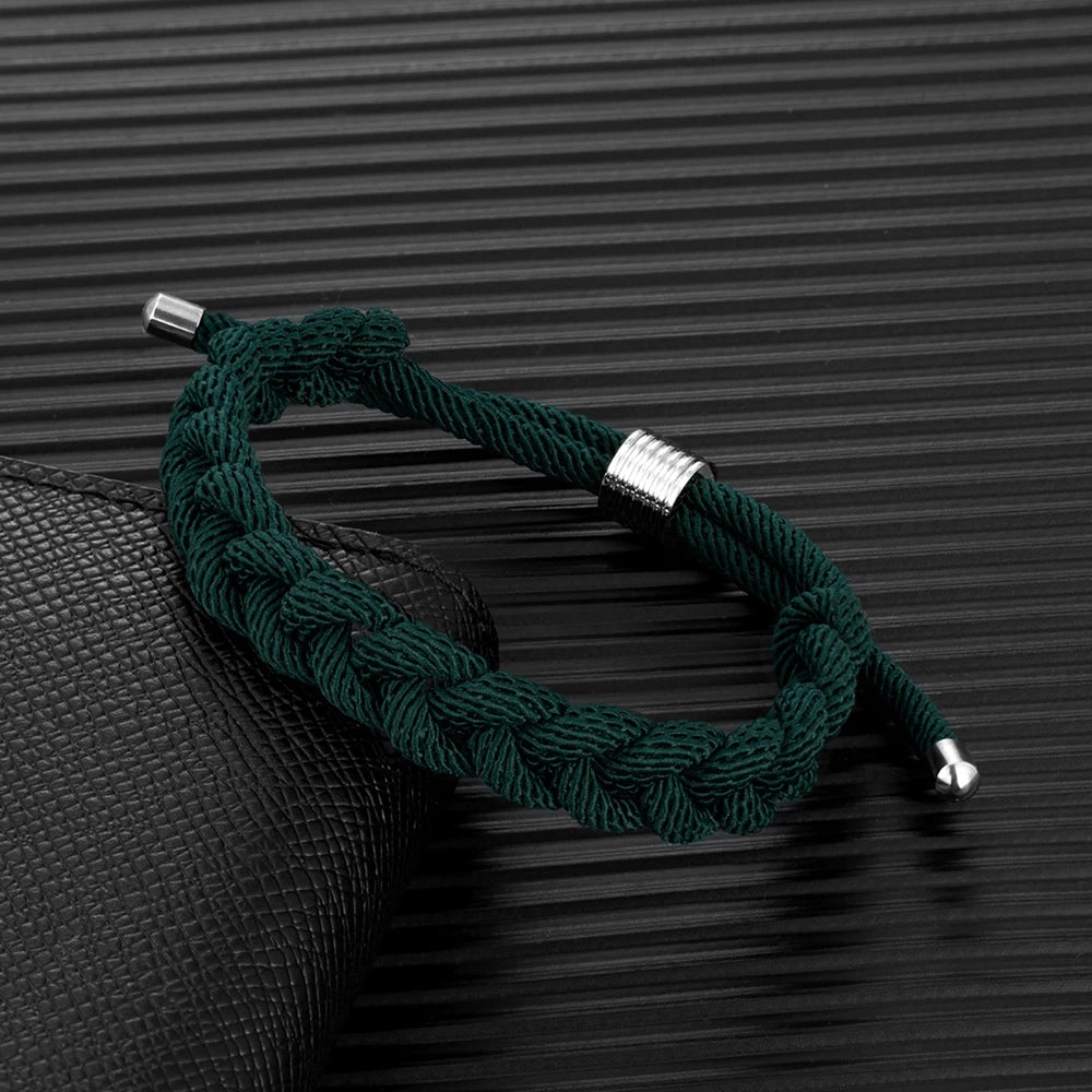 Creative Design Shoelace Bracelet Adjustable Survival Bracelets Handmade