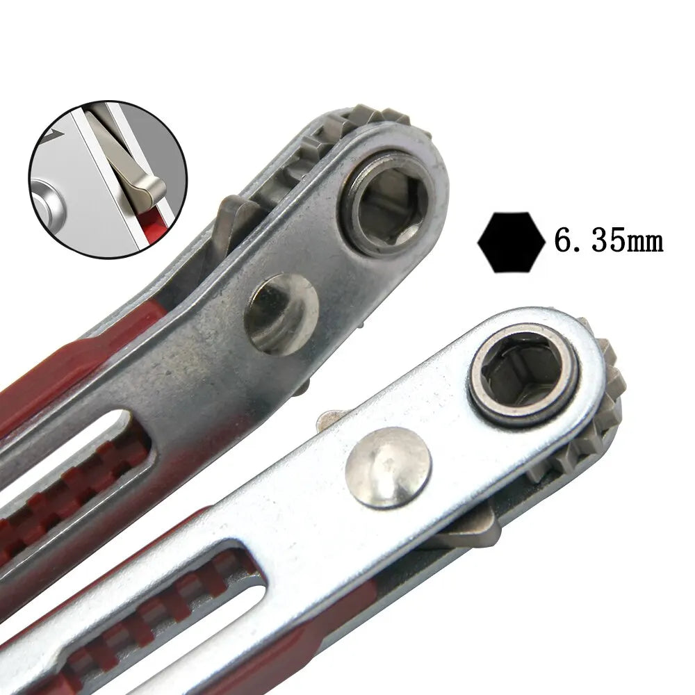 Multifunctional Bidirectional Ratchet Screwdriver