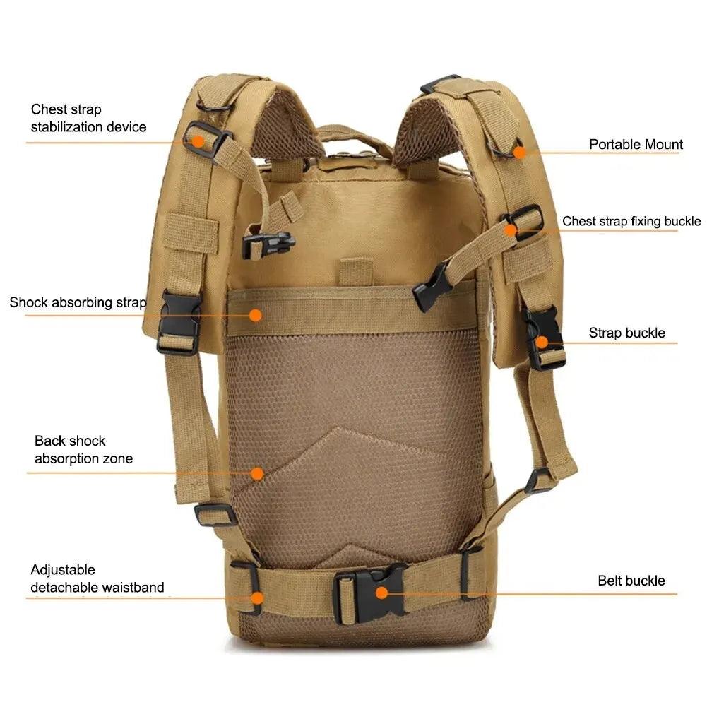 Rilibegan Military Tactical Camouflage Backpack - On Sale On