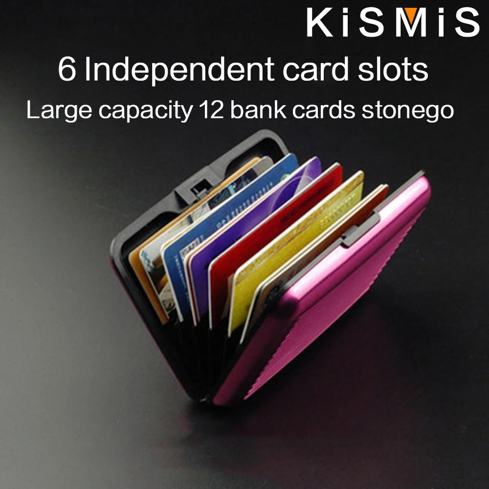 Stylish RFID Metal Wallet Credit Card Protector Keep Your Cards Safe in Style