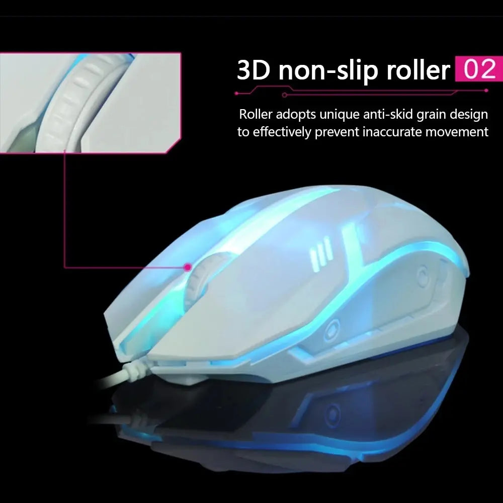 LED Luminous Backlit Wired Gaming Mouse