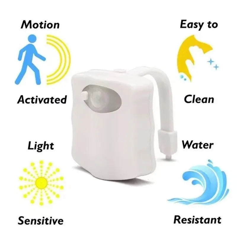 Motion Sensor Toilet LED Night Lights