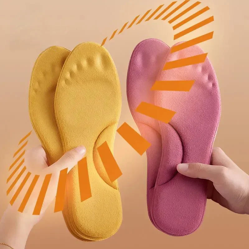 2 Pairs of Self Heating Thermal Insoles for Cold Winter Days