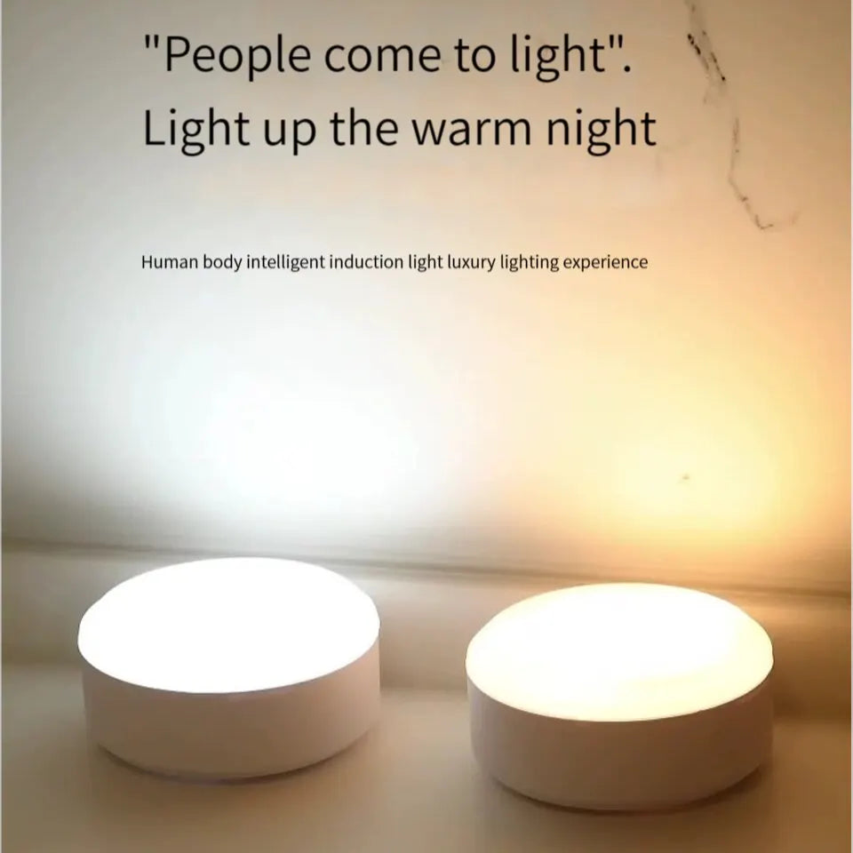 LED Night Light Rechargeable Wireless Intelligent Body Sensor