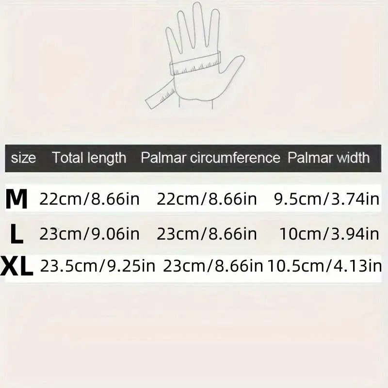 Winter Gloves For Men Waterproof Windproof  Gloves