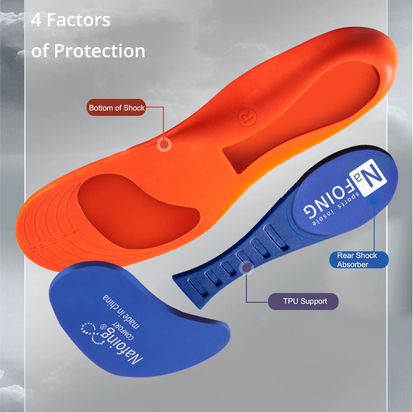 Orthopedic Sports Elasticity Insoles