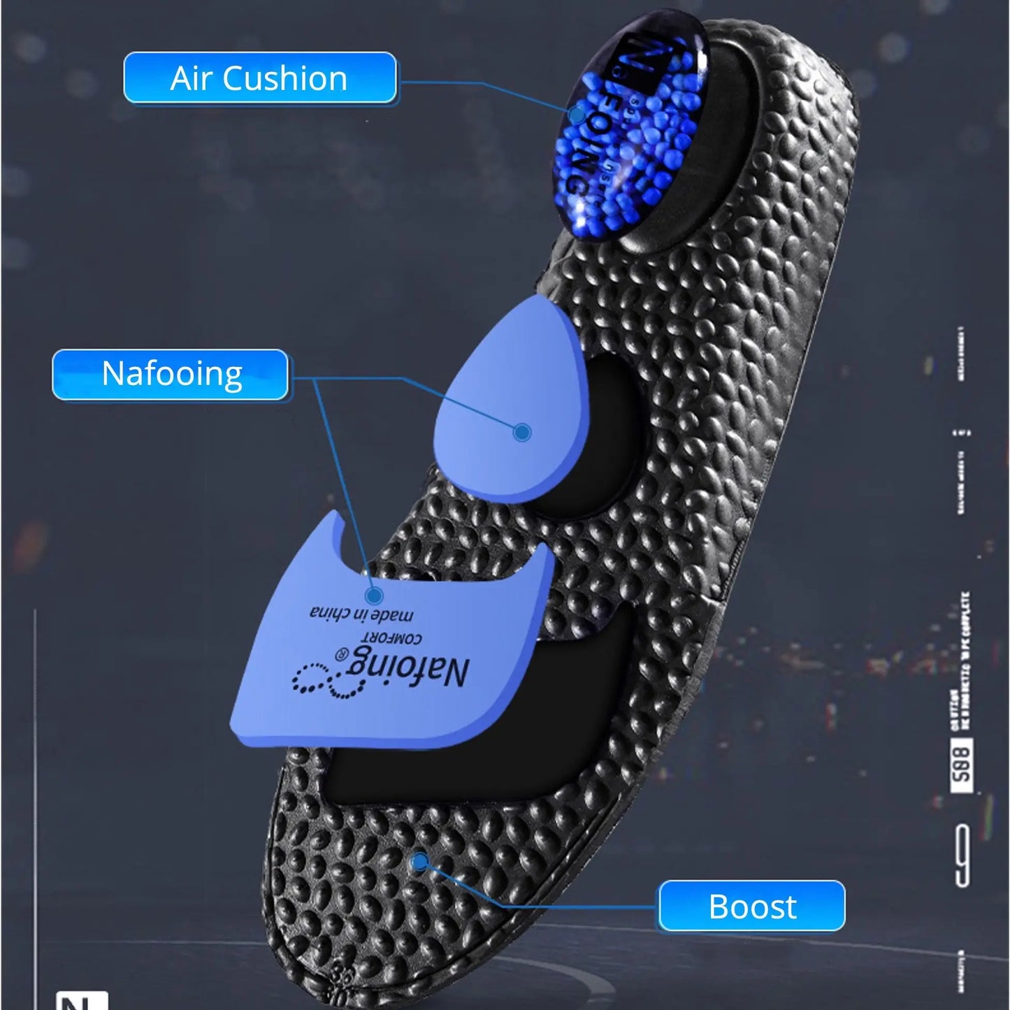 Upgraded Sports Shock Absorption Insoles