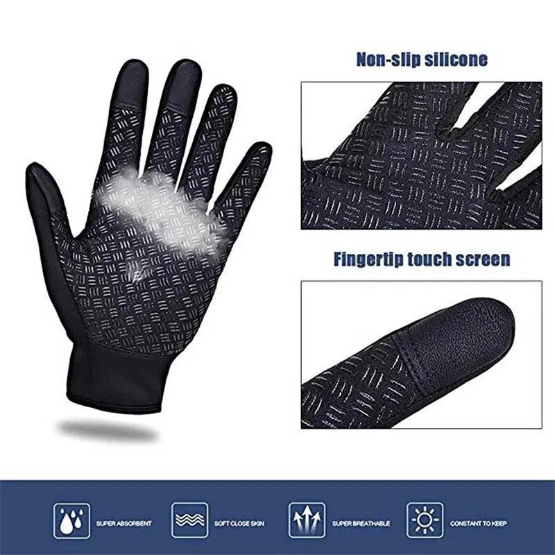 Winter Gloves For Men Waterproof Windproof  Gloves