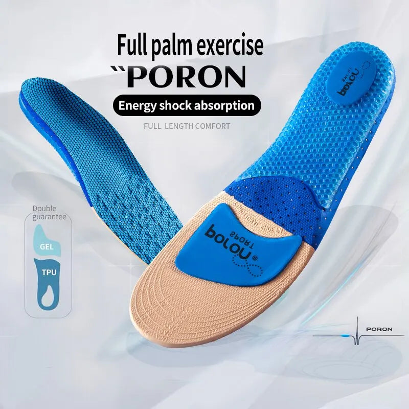 Sport Insoles Arch Support Breathable Shock Absorption Shoes Pad