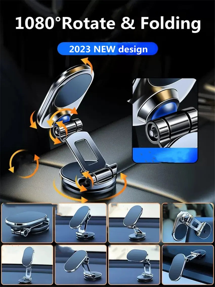 1080 Magnetic Car Phone Holder Magnet Foldable