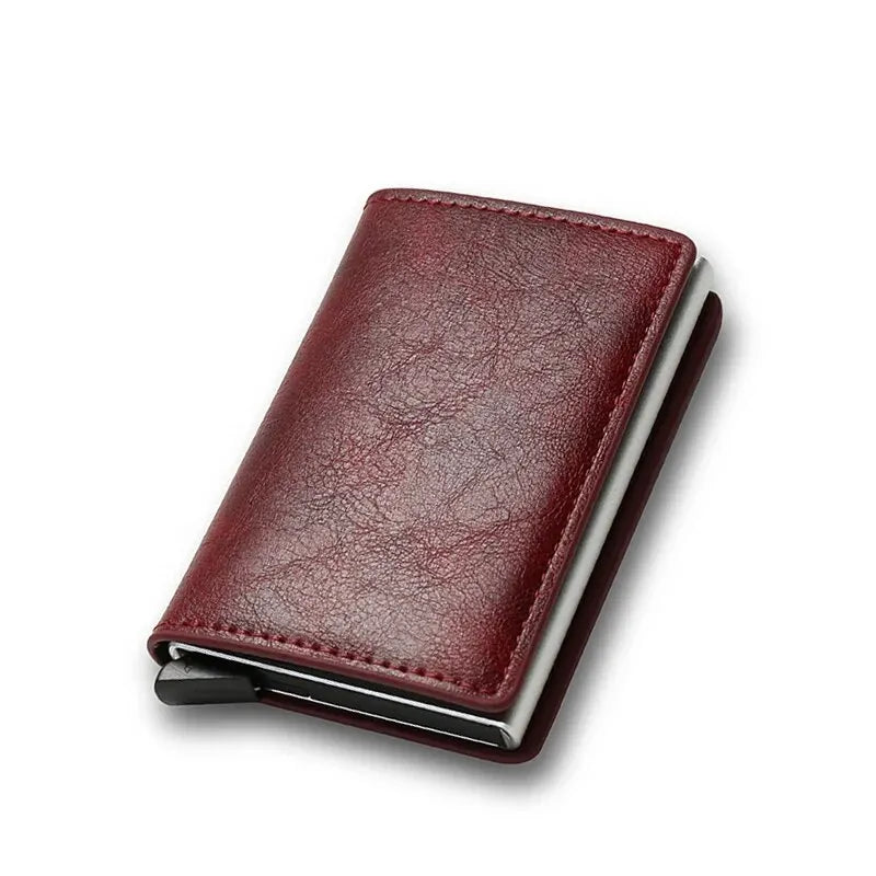 Anti Thief Rfid Card Holder Minimalist Mens Wallet