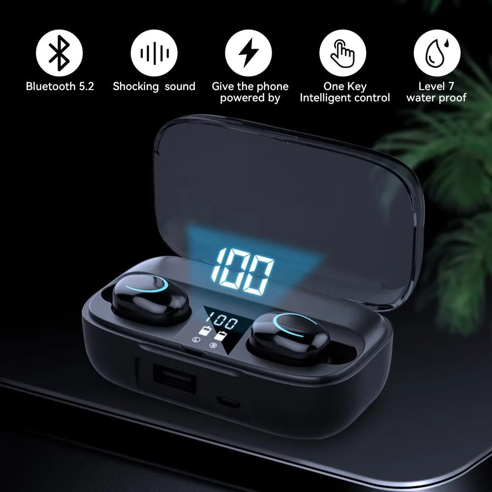 Wireless Bluetooth Headphones Smart Touch Control Earphones X10