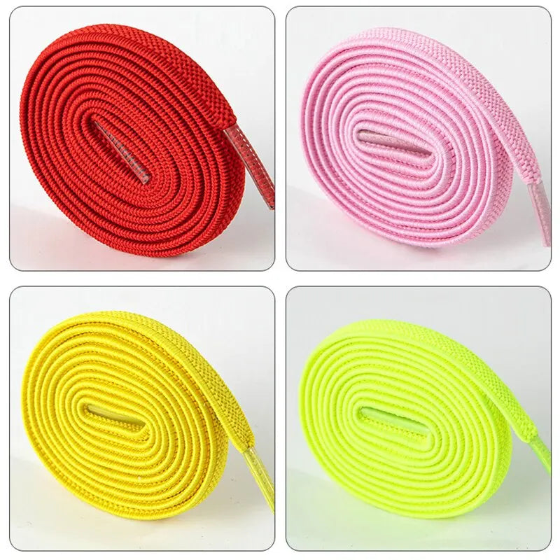 1 Set Elastic Shoelace Decorative Shoe Laces Buckle