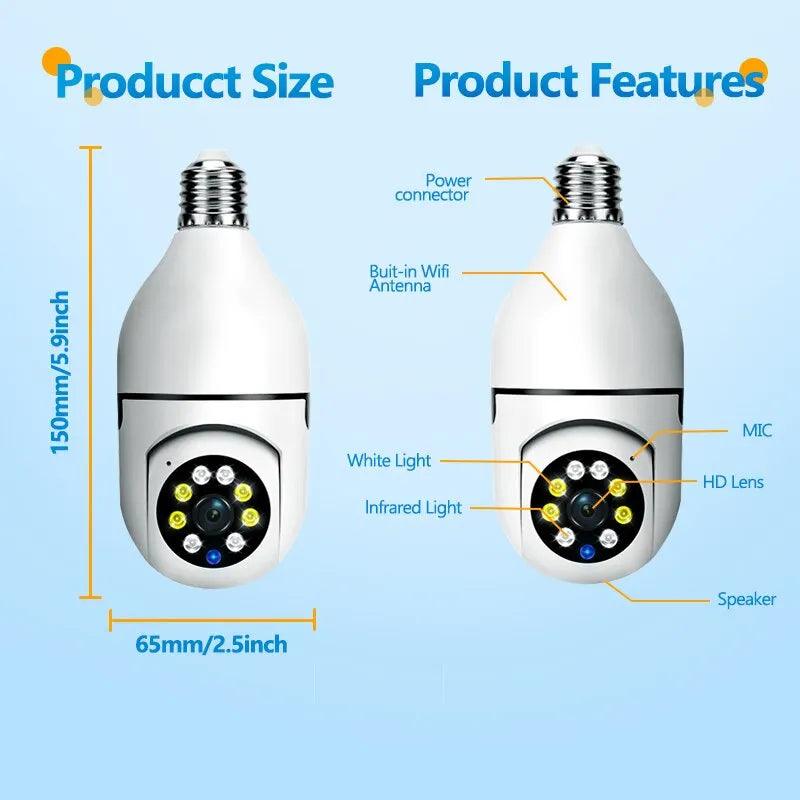 Firebox 5G Bulb E27 Surveillance Camera - On Sale On