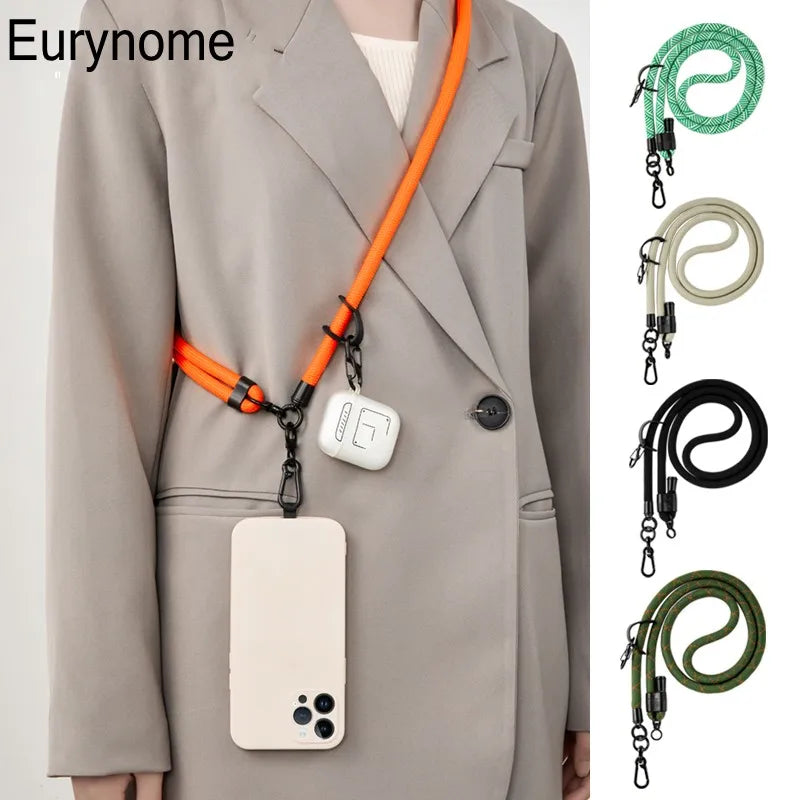 Phone Lanyard Adjustable Universal Case Shoulder Card Neck Cord