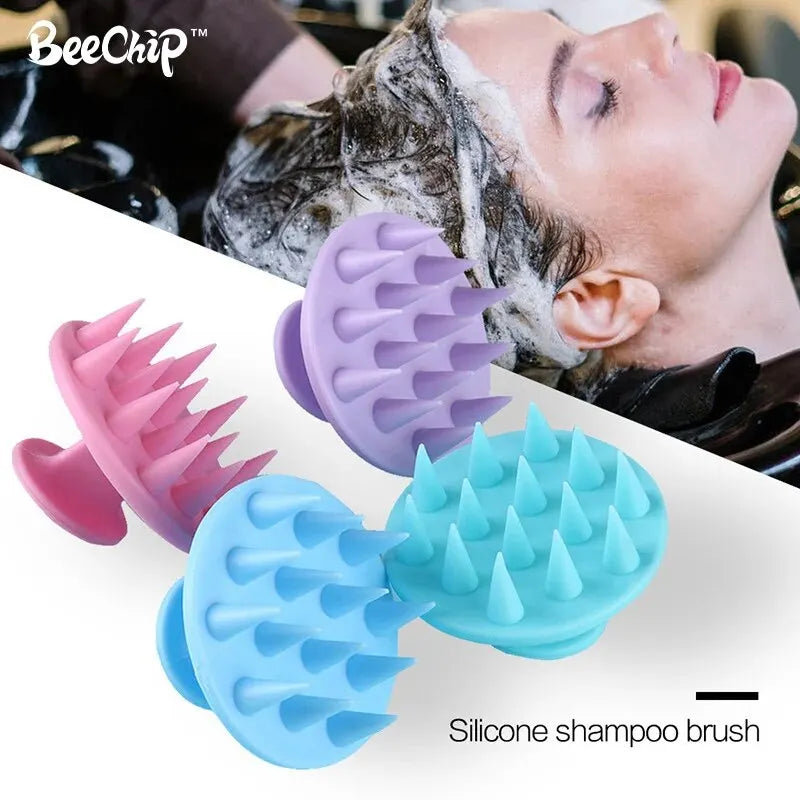 Massage Silicone Comb Head And Face Massage