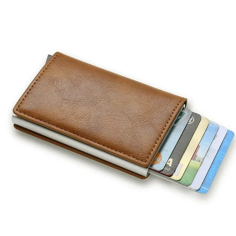 Anti Thief Rfid Card Holder Minimalist Mens Wallet