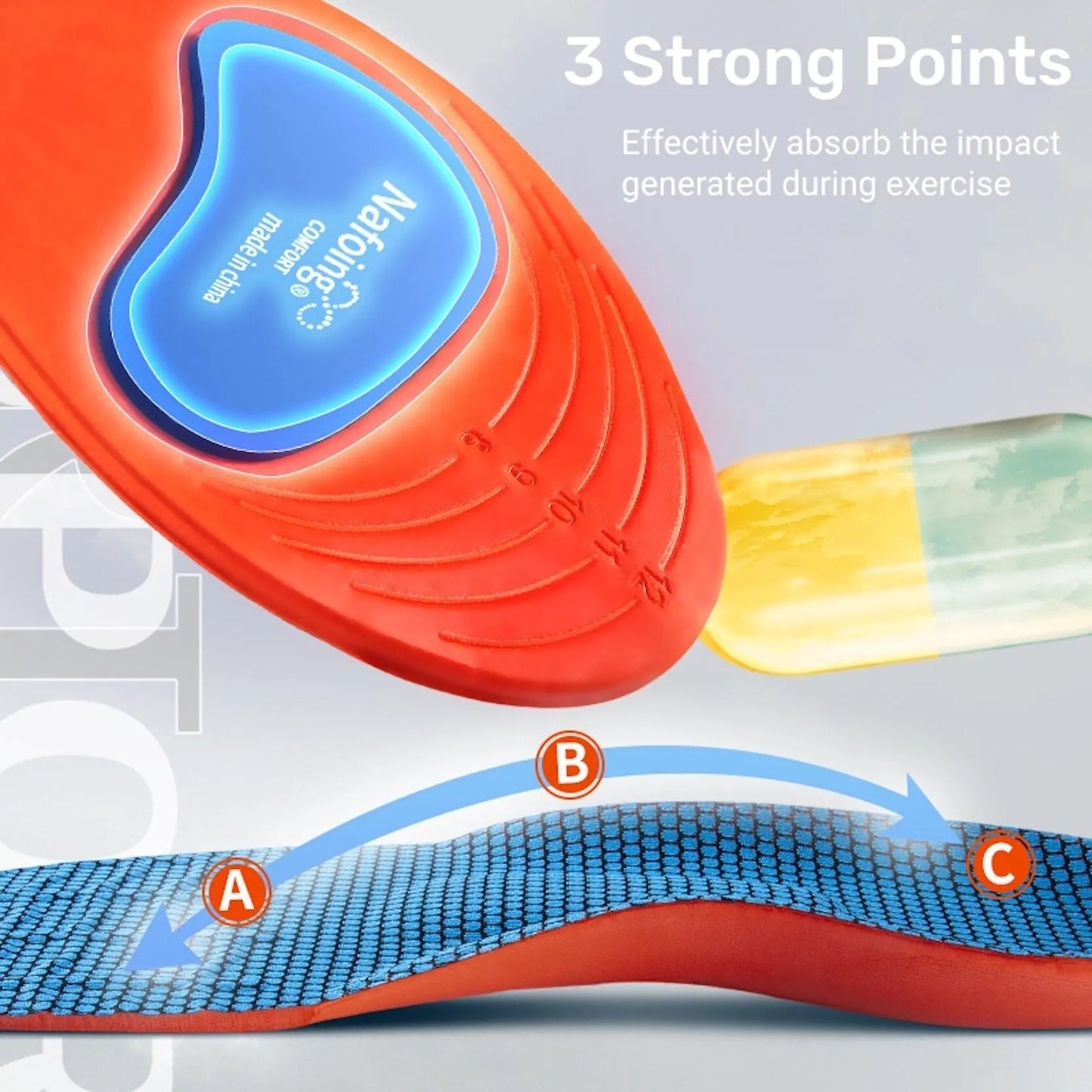 Orthopedic Sports Elasticity Insoles