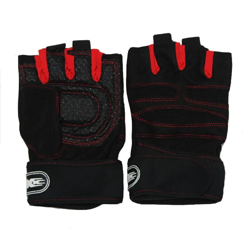 Fitness Half Finger Sports Fitness Gloves Unisex Wrist Guard