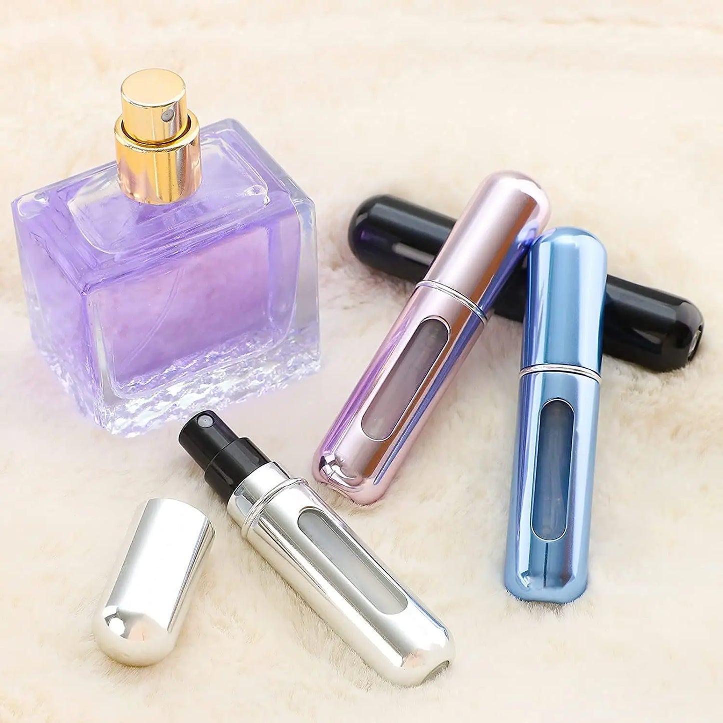 Perfume Atomizer Portable Liquid Container Empty Refillable Bottle