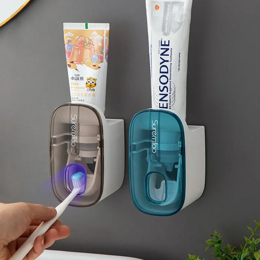 Automatic Toothpaste Dispenser Wall Mount Lazy Toothpaste Squeezer