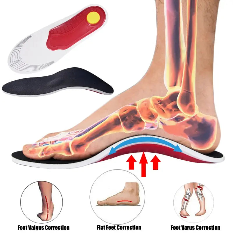 EVA Orthopedic Shoes Insoles Orthotic Flat Foot Arch