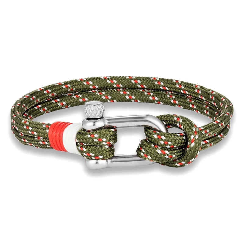 Navy Style Sport Camping Paracord Survival Bracelet for Men Women