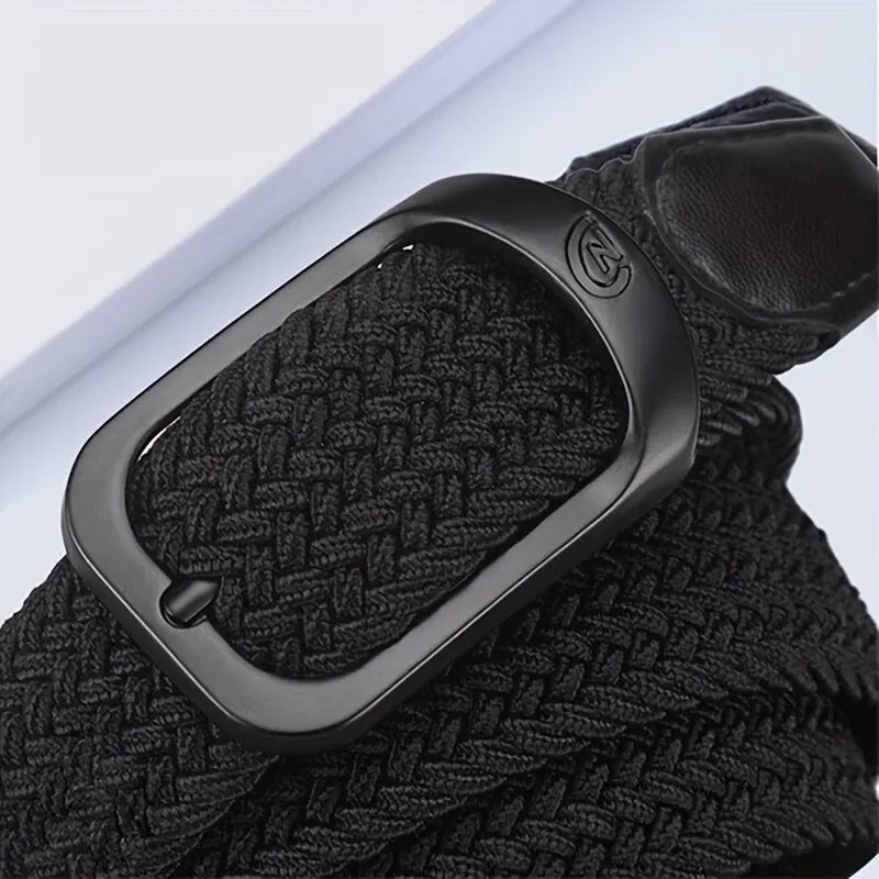 Mens Belt Woven Elastic Outdoor Sports Unisex