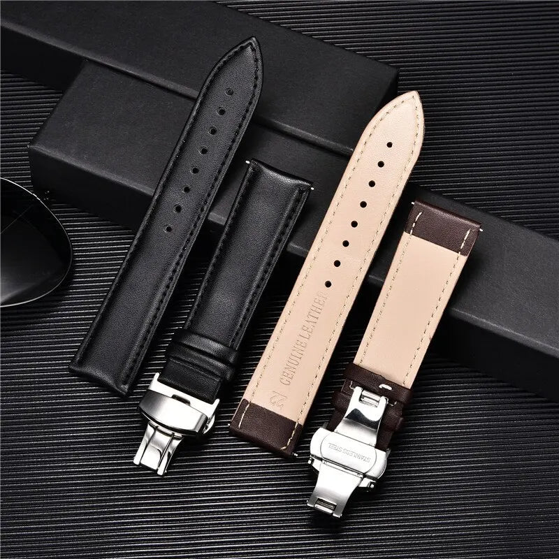 Leather Strap for Samsung Galaxy Huawei Watch