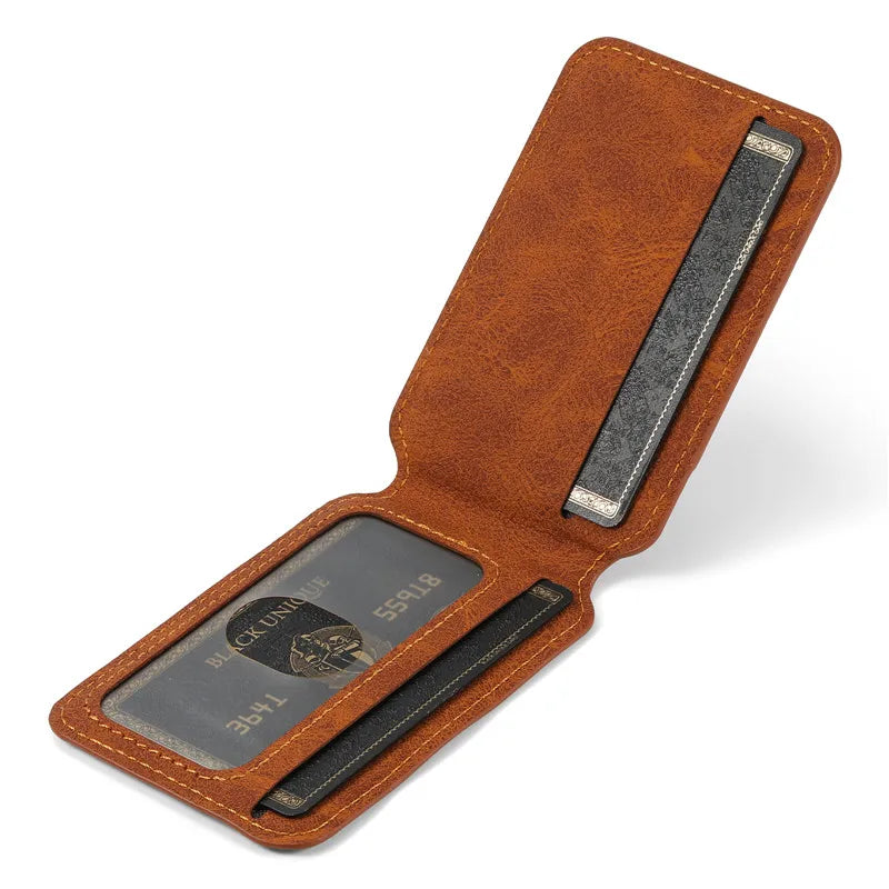 Leather Magnetic Wallet Phone Case For Samsung S24 S23 S22