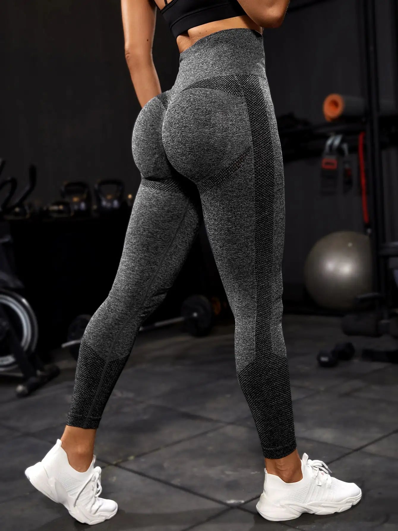 Yoga Sport Womens Fitness Seamless Workout Leggings